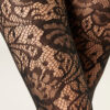 Strumpfhose mit Blumenmuster