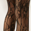 Strumpfhose mit Blumenmuster
