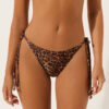 Tanga-Bikinihosen im Wild-Animalier-Stil