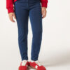 Thermal-Denim-Jeansleggings für Mädchen