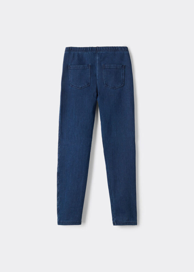 Thermal-Denim-Jeansleggings für Mädchen