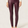 Thermal-Leggings aus Kunstleder