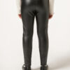Thermal-Leggings für Mädchen in Leather Effect-Optik