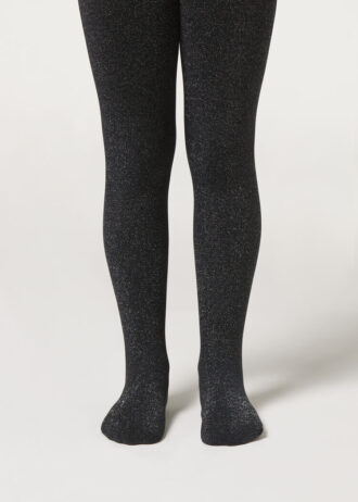 Thermal-Strumpfhose für Mädchen mit Glitzer