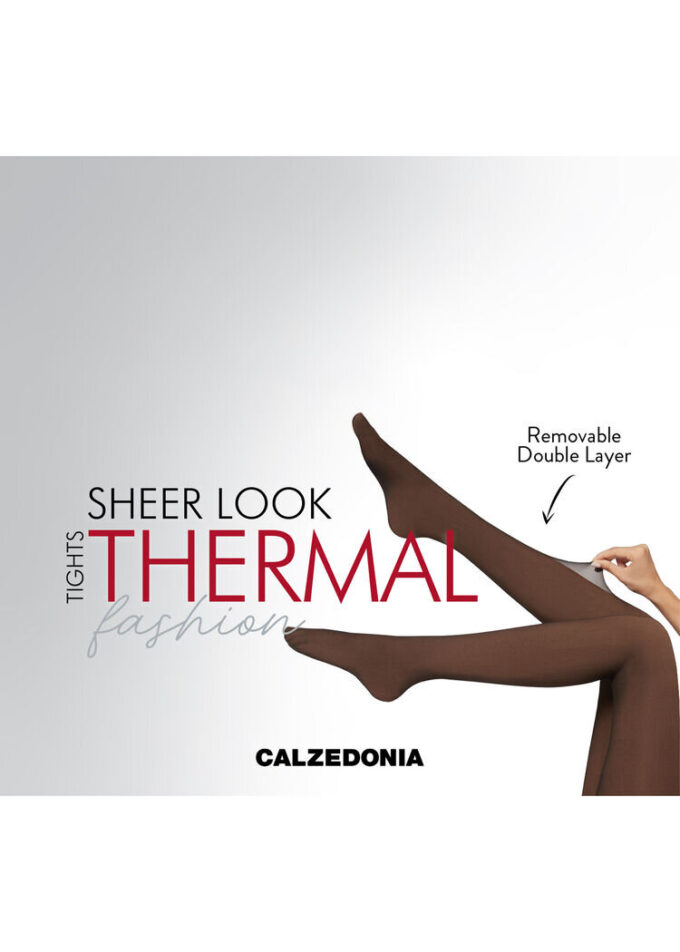 Thermal-Strumpfhose mit Sheer-Effekt, 30 Denier