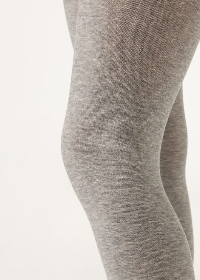 Thermostrumpfhosen für Mädchen aus Öko-Baumwolle