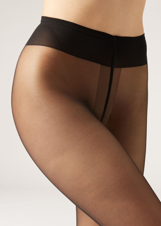Transparente, matte 20-Den-Strumpfhose