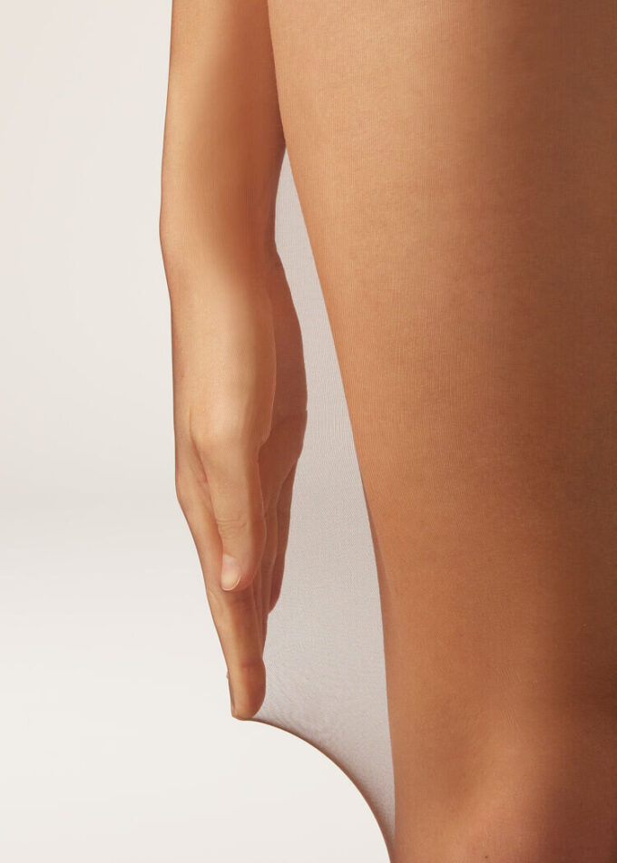 Transparente, matte 20-Den-Strumpfhose