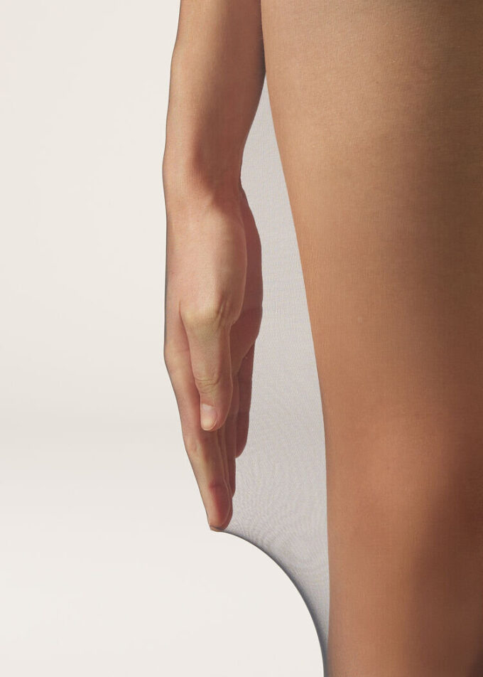 Transparente, matte 20-Den-Strumpfhose