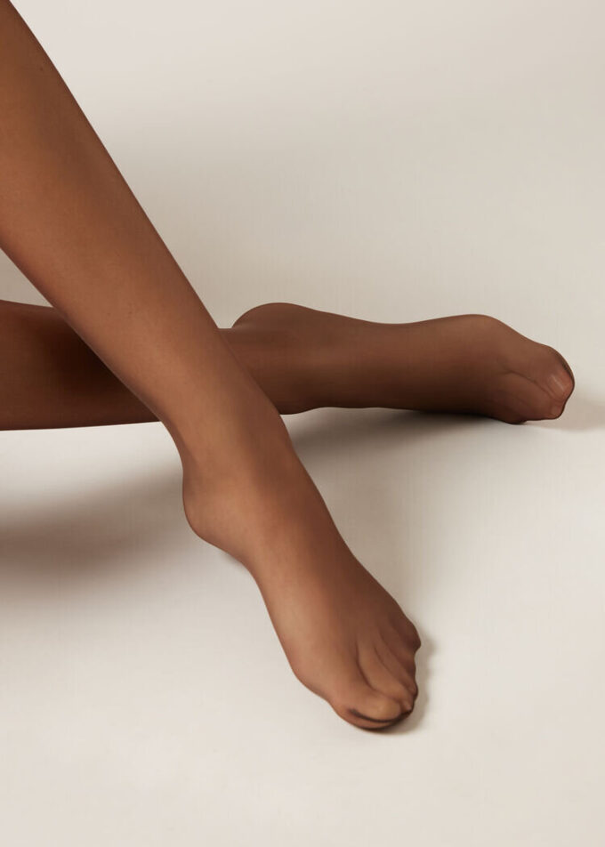 Transparente, matte 20-Den-Strumpfhose