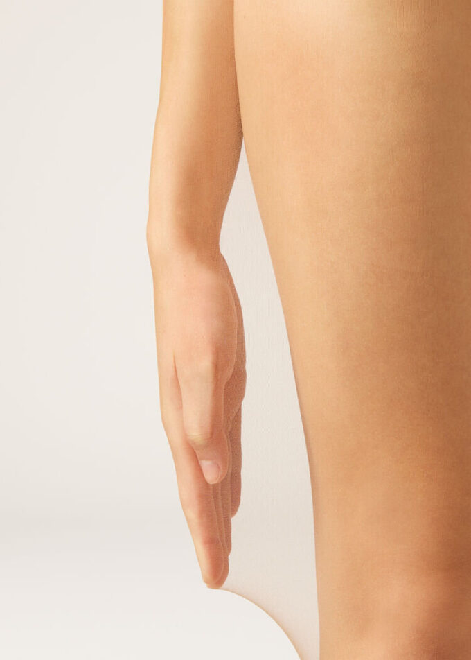 Transparente, matte Second-Skin-Strumpfhose, Resistant, 15 Denier