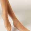 Transparente, matte Second-Skin-Strumpfhose, Resistant, 15 Denier
