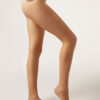 Transparente, matte Strumpfhose mit Make-up-Effekt, 15 Denier