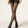 Transparente Strumpfhose mit Herzchen