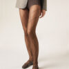 Transparente Strumpfhose mit Rautenmuster