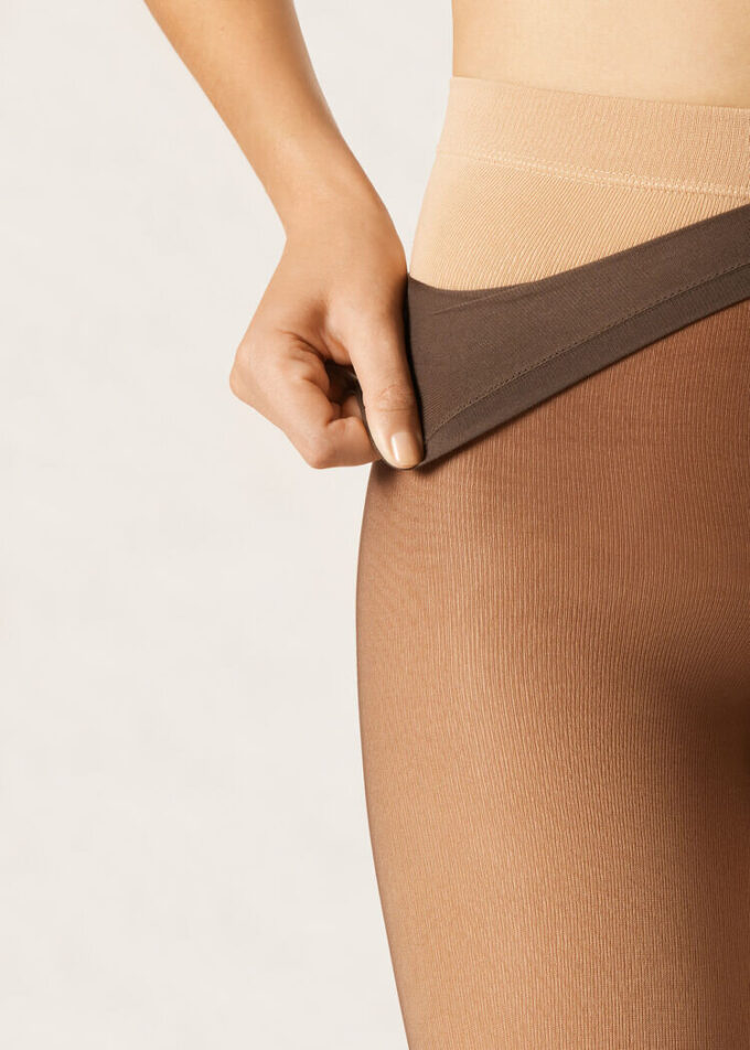 Transparente Thermal-Strumpfhose