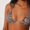 Triangel-Bikinioberteil Classic Snake