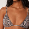 Triangel-Bikinioberteil Classic Snake