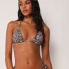 Triangel-Bikinioberteil Classic Snake