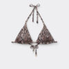 Triangel-Bikinioberteil Classic Snake