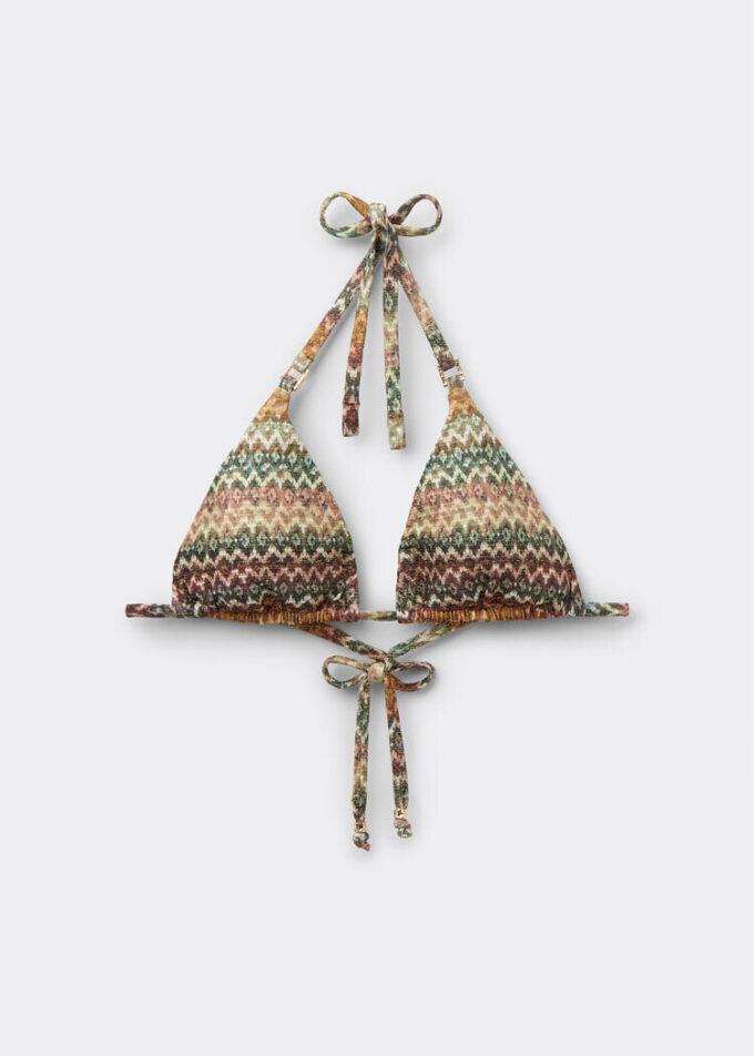 Triangel-Bikinioberteil „Elegant Ethnic“