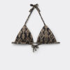Triangel-Bikinioberteil „Golden Ethnic“