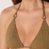 Triangel-Bikinioberteil mit raffiniertem Glanz