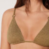 Triangel-Bikinioberteil mit raffiniertem Glanz