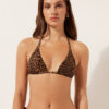 Triangel-Bikinioberteil „Wild Animalier“