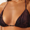 Triangel-Bikinioberteile Dark Animalier