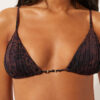 Triangel-Bikinioberteile Dark Animalier