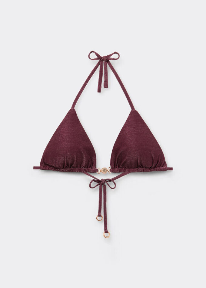 Triangel-Bikinioberteile Golden Glow