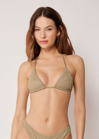 Triangel-Bikinioberteile Metallic Glow
