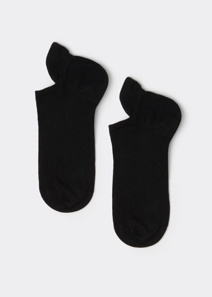 Unisex-No-Show-Socken aus Baumwolle mit hinterer Lasche