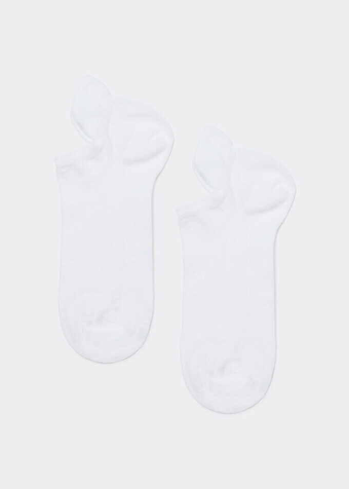 Unisex-No-Show-Socken aus Baumwolle mit hinterer Lasche