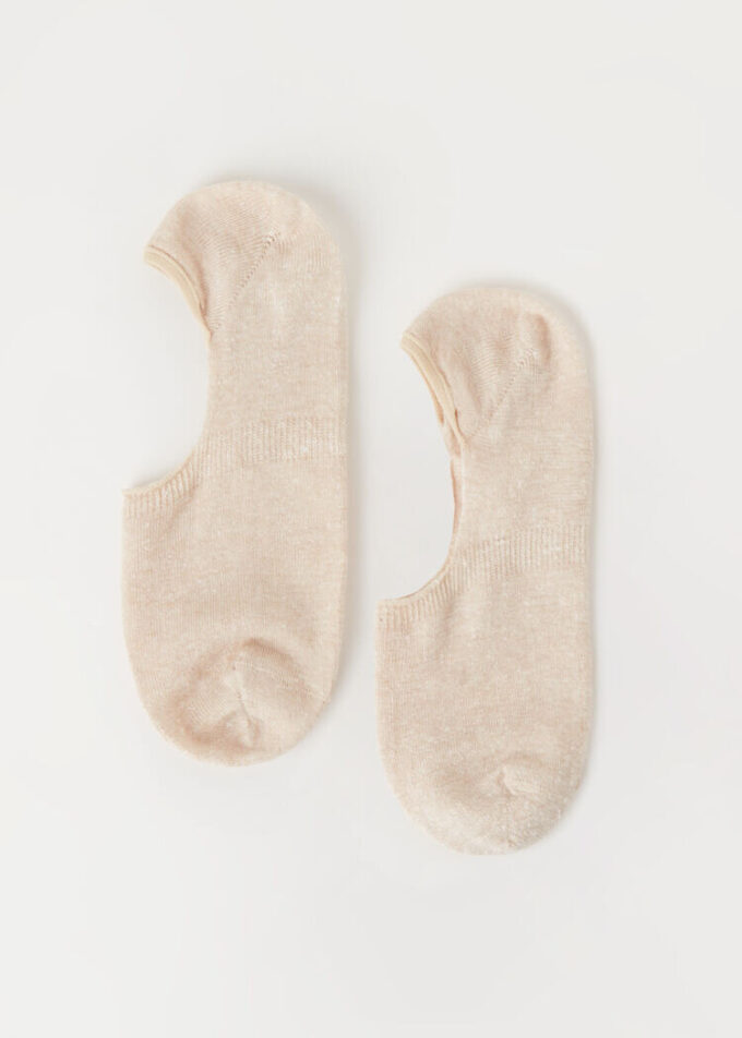 Unisex-Sichtlose Socken aus Baumwolle und Leinen