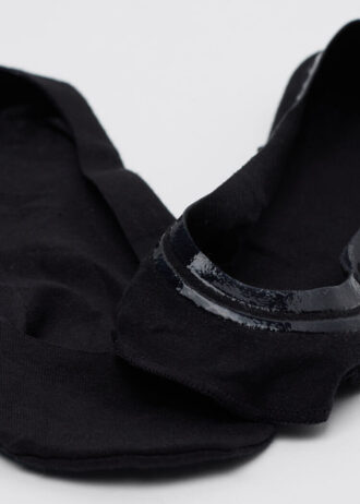Unsichtbare Damensocken aus Baumwolle mit Silikonrand