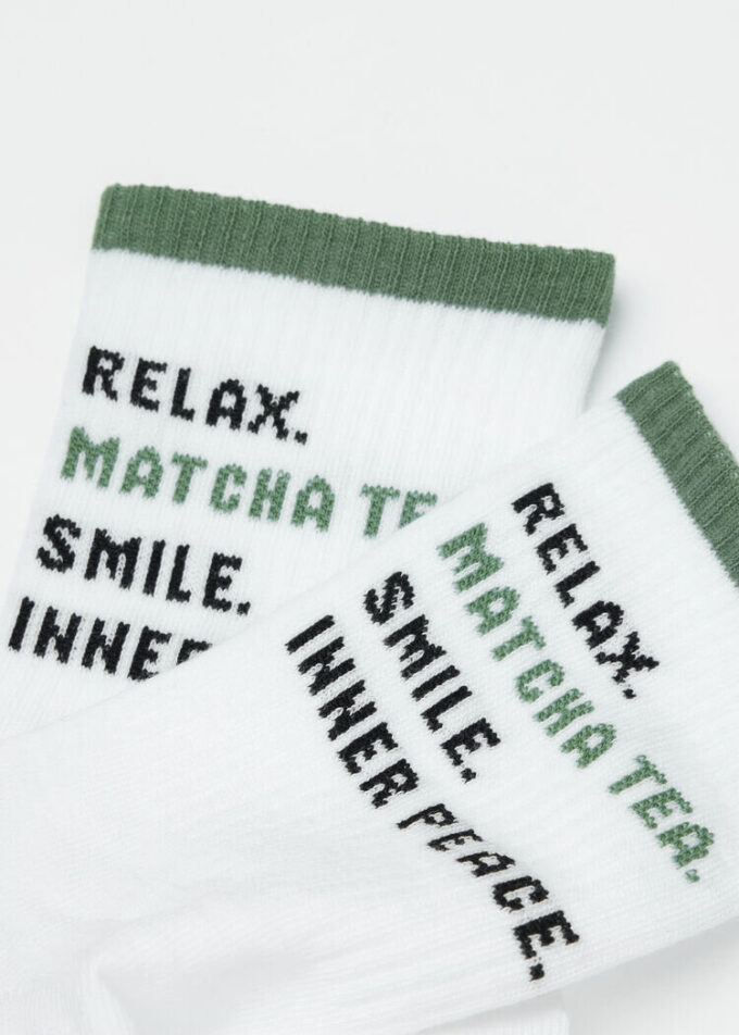Wellness-Socken mit Botschaft